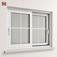 Fenêtre coulissante en PVC à économie d'énergie, fenêtre en PVC imperméable, coupe-vent et à isolation thermique pour projet de rénovation résidentielle