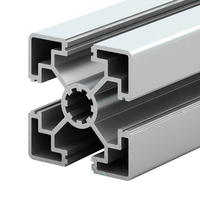 Ekstrusi Profil T dari Paduan Aluminium Industri 4545 dengan Lapisan Anodized dan Powder Coating Seri 6000