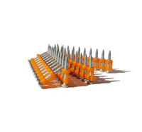 Clous en béton assemblés par bande en plastique 3.0/2.6x16-38mm produits de haute qualité goupilles d'entraînement HC6 clous clous de pile à combustible à gaz