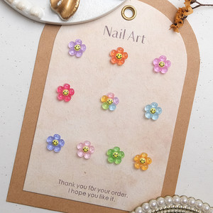 Accesorios <span class=keywords><strong>de</strong></span> Resina para Decoración <span class=keywords><strong>de</strong></span> <span class=keywords><strong>Uñas</strong></span>, Flores Transparentes <span class=keywords><strong>de</strong></span> 5 Pétalos, para Manicura Profesional y Manualidades - Product Image 3