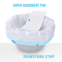 Sacs à couches pour adultes anti-fuites et hygiéniques, sacs de collecte pour incontinence, fournisseur OEM direct usine