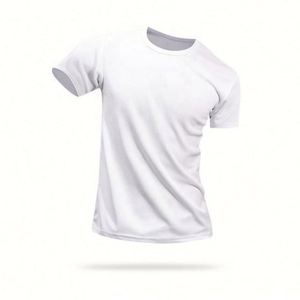 ตัวอย่างฟรี เสื้อยืดคอกลม แขนสั้น ทรงปกติ ผลิตจากโพลีเอสเตอร์ 100% พิมพ์ลายโลโก้ด้วยเทคนิคซิลค์สกรีน เป็นมิตรต่อสิ่งแวดล้อม แห้งเร็ว สำหรับผู้ชาย - Product Image 2