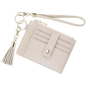 Portefeuilles fins pour hommes en cuir PU à grain de bois, vente en gros, mode, pas cher - Product Image 6