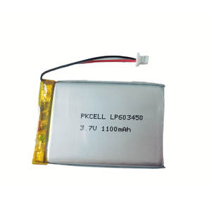 Appareils d'échange portables batterie 3.7v lipo 603450 1100mAh cellule lithium polymère rechargeable pour PDA,taxi-machine, lecteur CD - Product Image 4