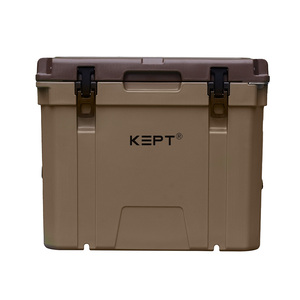 Venta al por mayor 45 <span class=keywords><strong>QT</strong></span> pesca en el mar caja de refrigeración portátil rotomoldeado PE aislamiento térmico al aire libre congelador cubo de hielo para almacenamiento de alimentos - Product Image 1