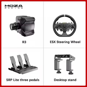 MOZA Racing R3 <span class=keywords><strong>3</strong></span>.9Nm Direct Drive Bundle ES Lite ESX Volante SRP Lite 2 Juego de <span class=keywords><strong>3</strong></span> Pedales para Xbox y PC - Product Image 5