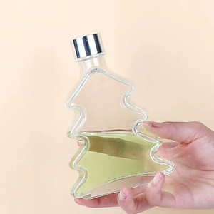 Diffuseur de parfum d'intérieur sans flamme en verre vide de 220 ml, parfum sapin de Noël, décoration d'intérieur - Product Image 3