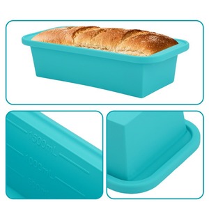 Boîte à soupe congelée en silicone à 4 compartiments, rectangulaire avec couvercle, anti-odeur, boîte à soupe congelée en silicone, boîte à soupe compartimentée en silicone, une variété d'options - Product Image 4