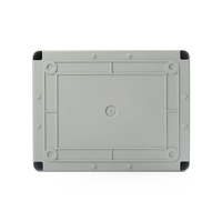 Boîtier de distribution d'énergie extérieur étanche IP65 en plastique gris à montage ouvert EKYK, 6 prises HT-12 voies, 400V 16A
