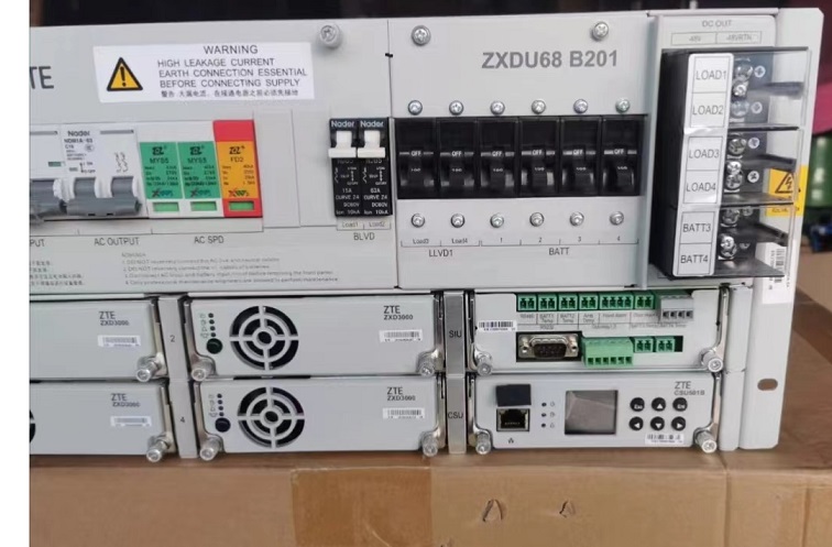 Fonte de alimentação ZTE ZXDU68 B201 alta eficiência 48V DC