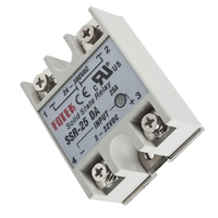 SSR-25DA relay solid state 25A sebenarnya 3-32v DC ke 24-380V AC SSR 25DA relay solid state SSR-30DA SSR-40DA SSR-60DA SSR-50DA