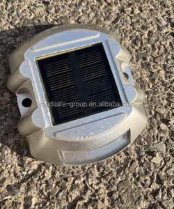 Panneaux de signalisation routière solaires à LED clignotants en aluminium 3LED 6LED, yeux de chat, pour avertissement de circulation, prix promotionnel - Product Image 5