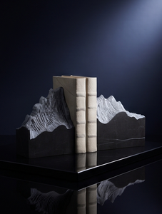 Porte-livres design Montagne Scénique, texture moulée, pièce maîtresse de bureau, pour commande en gros, liste de fournisseurs - Product Image 4
