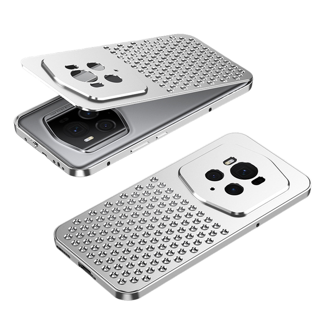 2025 New Arrivals Aluminum Alloy Metal Phone case for vivo for Honor for oneplus Wireless Charging Camera Lens Protector Cover