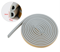 Cinta de Sellado Autoadhesiva de Espuma EPDM, Impermeable, Aislante Acústico, de 5 Metros, para Puertas