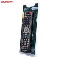Télécommande TV dédiée 1-en-1 à code fixe en plastique 63 boutons SR-902E pour téléviseurs Skyworth