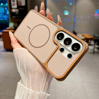 Coque de téléphone portable magnétique double couleur mate givrée populaire pour Samsung Galaxy S26 S25 S24 Ultra Plus