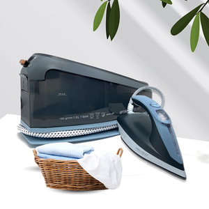 <span class=keywords><strong>Fer</strong></span> à vapeur électrique commercial et domestique 1,5 L haute puissance avec réservoir suspendu pour un repassage rapide des vêtements - Product Image 4