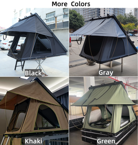 Tente de <span class=keywords><strong>Camping</strong></span> de toit d'auvent à coque dure en aluminium léger pour voiture équipement de vente bon marché pour l'aventure en plein air - Product Image 6