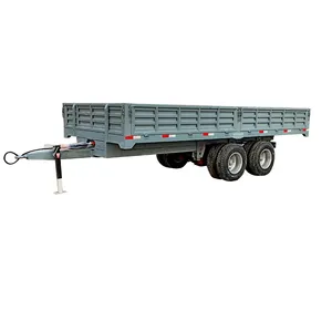 Manufacturers custom 15 ton trailer hydraulic dump dual-axle 4-wheel pull grain truck