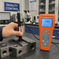 Alat Uji Kekerasan Leeb Presisi Tinggi 3HL Akurasi Tinggi Printer Terintegrasi Bluetooth Data ke Excel 7 Perangkat Pengujian 2.5in TFT