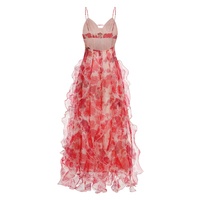 Nuevo Vestido de Verano con Estampado Floral Elegante para Mujer, Vestidos Casuales de Lino y Algodón, Tallas Grandes, Estilo Fiesta, Ropa de Moda para Chicas