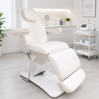 Table de soin électrique à 3 moteurs, rotative, avec accoudoirs amovibles, hauteur réglable, pour salon, spa, tatouage, traitement facial, clinique