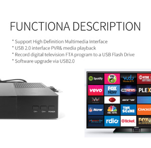 Decodificador de TV DVB T2, receptor de televisión DVB T2, decodificador digital DVB T2 completo de fábrica OEM - Product Image 5