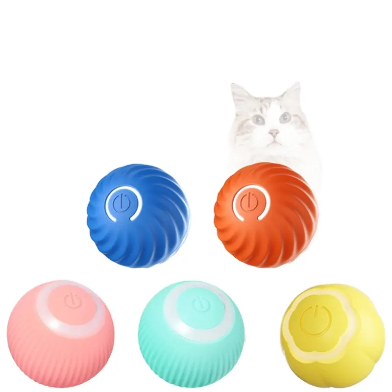 Kingtale Toy Dog Automatisches Rollen Smart Stay Modi USB Safe Soft Silicone Interaktive Katze Hundes pielzeug Bälle Haustier Kau spielzeug