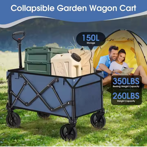 Quality Assurance Wholesale camping beach trolley baby <b>wagon</b> foldable beach trolley - Product Image 2