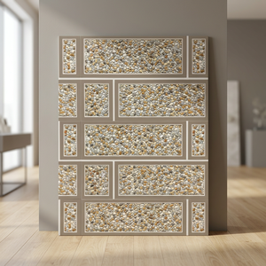 Carreaux muraux en céramique numérique effet pierre sablée 30x60 cm, finition mate, design 3D en relief pour extérieurs de maison - Product Image 6