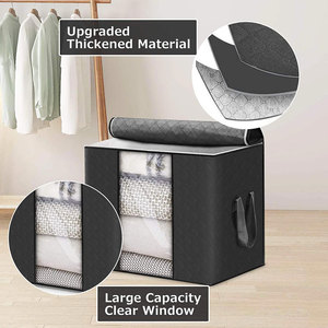 Große Kapazität 10kg Quilt Kleidung Aufbewahrung tasche Rechteck Faltbar für Studenten Kinder für Schlafsaal Schrank <span class=keywords><strong>Organizer</strong></span> Bewegliches Gepäck - Product Image 5