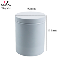Boîte en aluminium pour aliments 750 ml, grande capacité, profonde, avec couvercle coulissant, récipient de stockage pour chocolat, bonbons, gâteaux