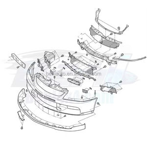 जापानी कार बम्पर जेडीम मित्सुबिशी लेसर एवो 9 फ्रंट बम्पर और बम्पर लिप कार पार्ट्स अपग्रेड विकास 9 8 एक्सेसरीज पीपी पार्ट्स - Product Image 4