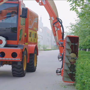 Large Scale <b>Hydraulic</b> Weeder Obstacle Avoiding Feature Automatic Leaf Collection Efficient Roadside Tree Pruning Machine Engine - Product Image 1