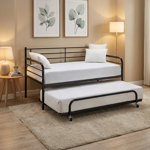 Muebles de estudio multifuncionales para el hogar y apartamento, muebles de dormitorio ajustables que ahorran espacio, sofá <span class=keywords><strong>doble</strong></span>, <span class=keywords><strong>cama</strong></span> <span class=keywords><strong>nido</strong></span>, camas extraíbles, CE - Product Image 2