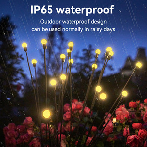 <span class=keywords><strong>Solar</strong></span>-Gartenleuchten, Wasserdichte LED-Glühwürmchen-Gartendekoration für Außenbereich, Rasen- und Bodenstecker-Leuchten - Product Image 5