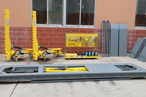 UL-600 di động tự động cơ thể sửa chữa thiết bị thép xe kéo máy với khung gầm thẳng liên kết băng ghế dự bị khung xe puller - Product Image 3