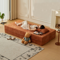 Juego de Sofás Modulares Comprimidos al Vacío, Modelo 2026, para Apartamentos Pequeños, Sofá Cama Individual/Doble Plegable con Relleno de Esponja