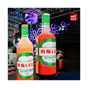 Toosen tùy chỉnh kích thước hình <span class=keywords><strong>LED</strong></span> hiển thị mềm linh hoạt mô-đun chai hình đặc biệt hình Màn hình <span class=keywords><strong>LED</strong></span> cho video quảng cáo - Product Image 3