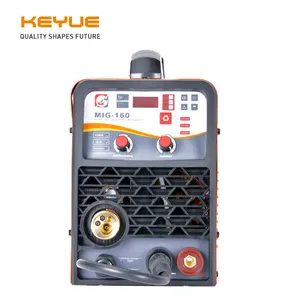 DC inverter electric small portable CO2 gas and gasless (no gas) mig mma welder mig welding machine MIG-160