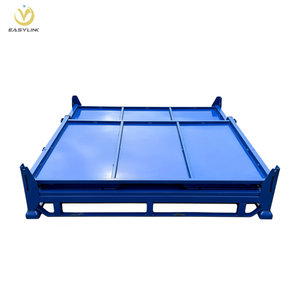 YiLian-Q235 מכולות פלדה 1000 ק "ג קיבולת אבקת מצופה מלגזה בטוח להשתמש במקלחת אחסון מטען קל עבור אום/oem - Product Image 2