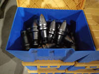 Dents de tarière rotative C31HD en carbure de tungstène forgé haute performance pour foreuse de pieux