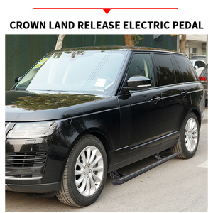 Personalizza pedane in alluminio per ricambi auto con gradino laterale per RANGE ROVER VOGUE LWB BASE ruota lunga 2017-2019 pedane laterali elettriche