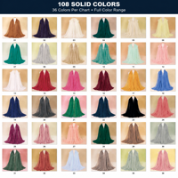 Foulard Hijab Surdimensionné 180x90cm en Viscose Froissée Couleur Unie avec Franges Cils pour Femmes Musulmanes, Châle Vente en Gros Sur Mesure 1010B