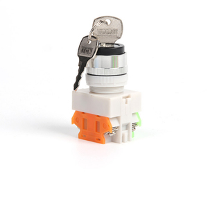 Interruptor de Botón Pulsador Y090 LAY37-11Y2 LAY37-20Y3 con Llave 2/3 - Product Image 1