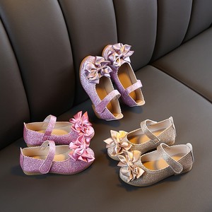 2026 New Spring Autumn Comfortable Pink Shoes for <b>Kids</b> Rhinestone Princess Style Children's Shoes - Product Image 1