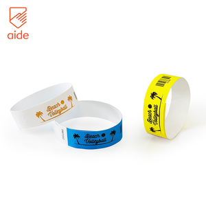 צמיד חד פעמיות דמעה עמיד למים <span class=keywords><strong>tyvek</strong></span> צמיד ריק wristband מותאם אישית אישית לאירועים - Product Image 4