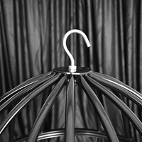 Jouets de punition sexuelle BDSM, grande cage à oiseaux suspendue en acier, mobilier de bondage sexuel pour esclaves, cage à oiseaux antique