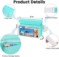 Sac de téléphone étanche multifonctionnel universel en PVC pour le sport, la navigation de plaisance, fabriqué en Chine